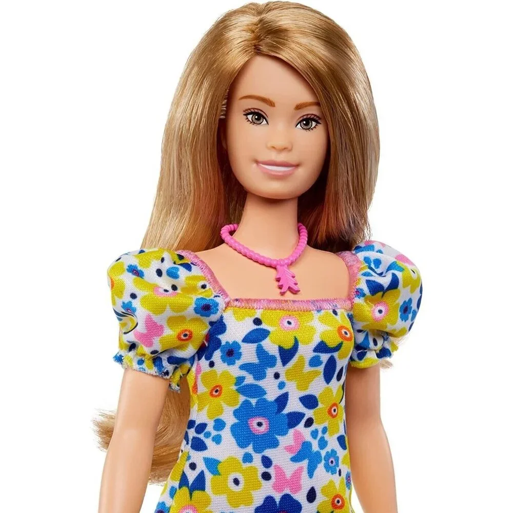 Barbie Fashionistas Doll #208  Barbie Doll with Down Syndrome Wearing Floral Dre